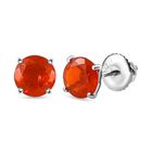 RHAPSODY - AAAA Mexikanischer Kirschfeuer-Opal Ohrringe, 950 Platin, ca. 1.26 ct