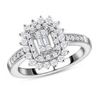Diamant-Ring, 925 Silber platiniert  ca. 0,50 ct image number 3