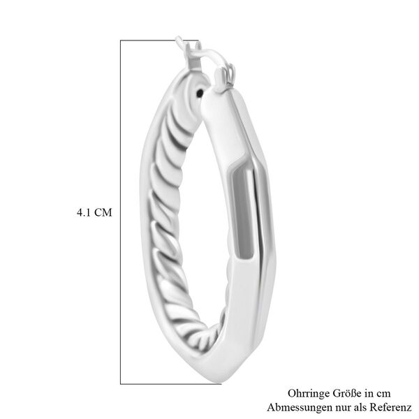 Thai Silber Kollektion, 925 Silber Ohrringe, ca. 5,50g image number 4