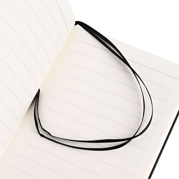 Premium Set; Notizbuch und Taschentagebuch mit geschnitztem, samtigem Hardcover und Kugelschreiber, Marineblau image number 9