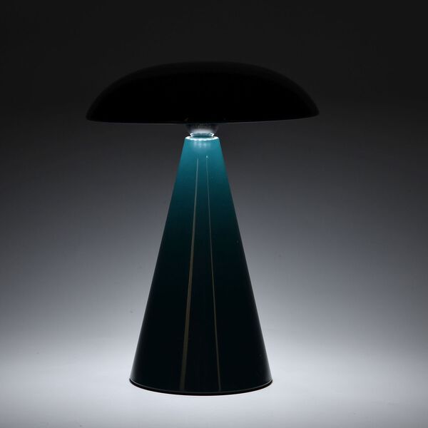 LIVMORE 2-in-1 Magnetische, wiederaufladbare LED-Tisch- und Wandleuchte, 15,5x15,5x21cm, Dunkelgr&uuml;n image number 4