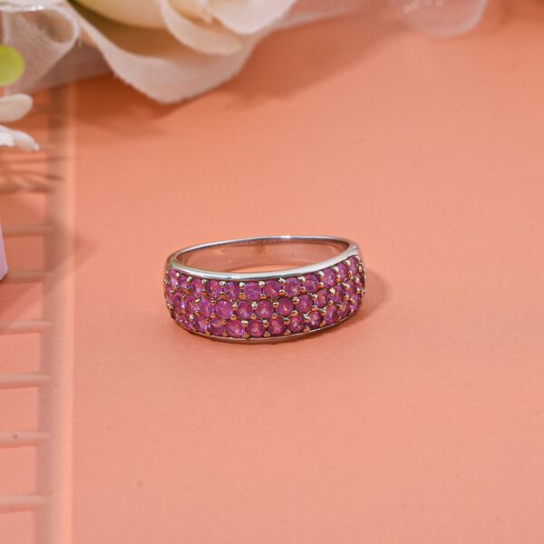 AA rosa Saphir Ring - 1,48 ct. image number 1