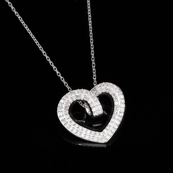 Diamant Anhänger mit Kette - 0,34 ct. image number 2