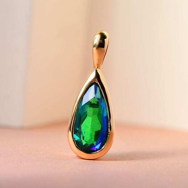 Pfau Triplett Quarz-Anhänger - 3,32 ct. image number 3