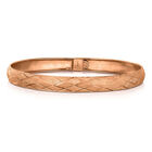 Geometrischer Diamantschliff Armreif, 925 Silber rosévergoldet Armreif, ca. 5,10g