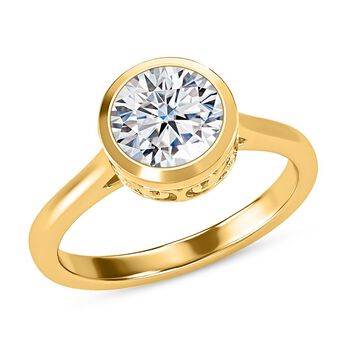 Moissanit Ring - 1,74 ct.