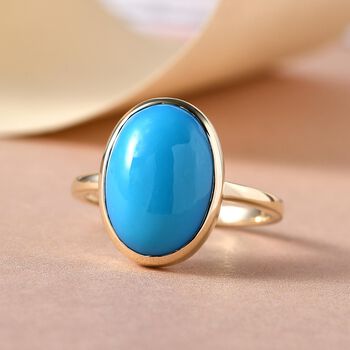 AAA amerikanischer, nat&uuml;rlicher Sleeping Beauty T&uuml;rkis-Ring - 5,65 ct.