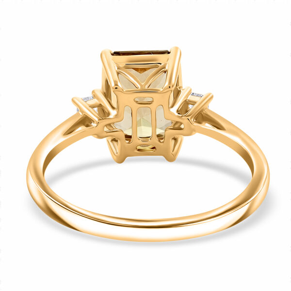 ILIANA AAA Turkizit und Diamant-Ring, SI G-H, 750 Gelbgold  ca. 2,60 ct image number 5