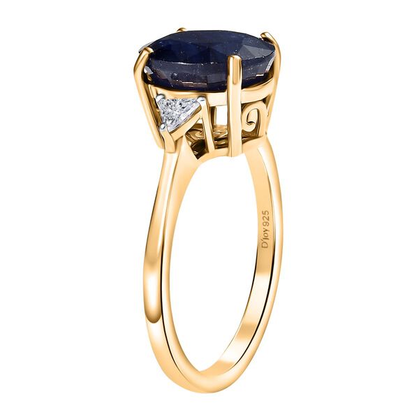 D'Joy Masoala Saphir und Moissanit Ring - 4,15 ct. image number 5