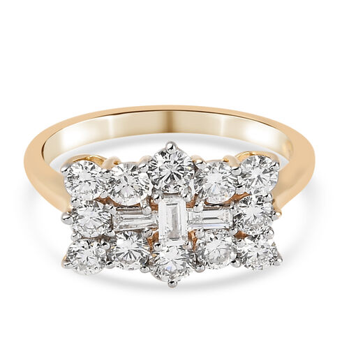 Weißer Diamant I Ring 750 Gold  ca. 1.01 ct image number 0
