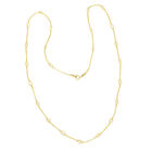 Maestro Kollektion - Italienische Halskette mit Zirkonia, ca. 50 cm, 375 Gelbgold image number 0