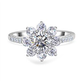 Moissanit Ring - 1,89 ct.