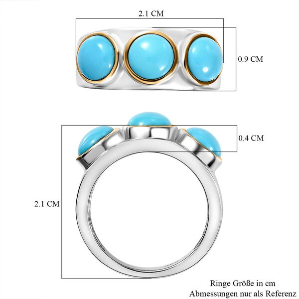 AA Sleeping Beauty Türkis Ring, ca. 2,27 ct. image number 7