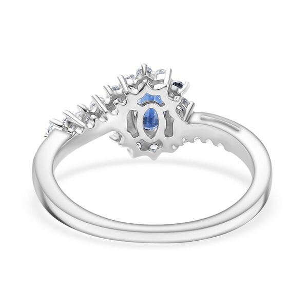 D'Joy AA Natürlicher Kaschmir Kyanit und Zirkon Ring - 1 ct. image number 6