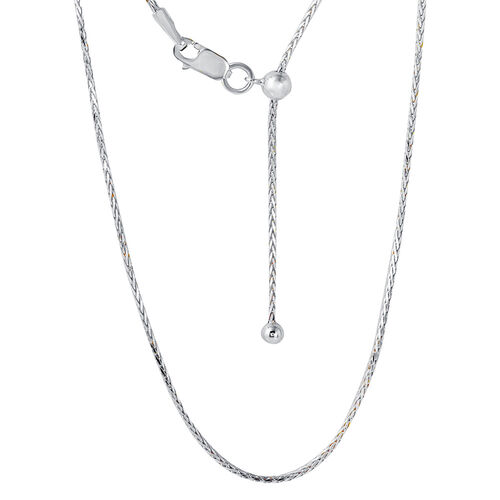Verstellbare Fuchsschwanzkette, ca. 60 cm, 925 Silber image number 0