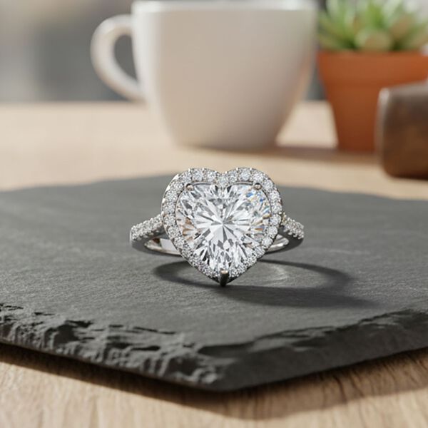 LUXURIANT IGI zertifizierter VS-EF Labor Diamant Ring in 950 Platin - 5,50 ct. image number 1