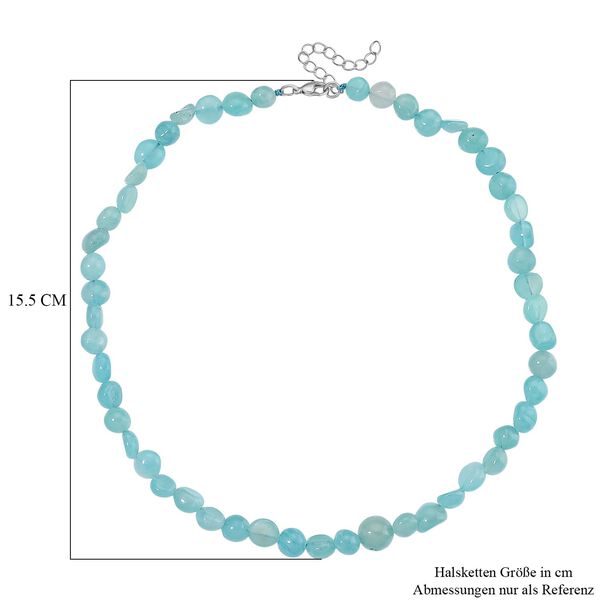 Amazonit Halskette, 45+5cm - 182,50 ct. image number 6