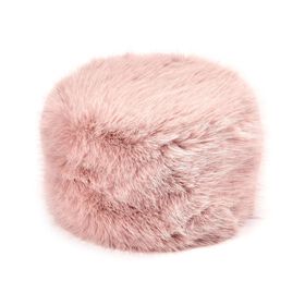 Damen Wintermütze aus Kunstfell, Rosa