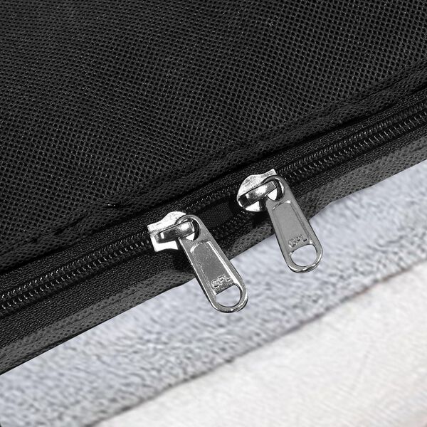 Aufbewahrungsboxen Set aus 3, Sichtfenster, 60 x 30 x 45 cm, Schwarz image number 8