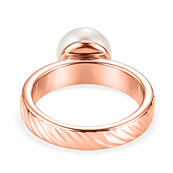 EVER TRUE S&uuml;&szlig;wasser Perle (9-9.5 mm) Ring 950 Kupfer (Gr&ouml;&szlig;e 20.00) image number 5