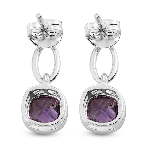 LUSTRO STELLA - Amethyst Zirkonia Ohrh&auml;nger - 3,01 ct. image number 5