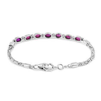 D'Joy afrikanisches Rubin 19cm Armband - 5,32 ct.