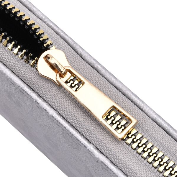 Brieftasche mit Renaissance-Pr&auml;gung und RFID-Schutz, 20x10x3 cm, Silber image number 6