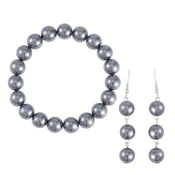 2er Set Terahertz Schmuckset Reiner Edelstahl ca. 165.00 ct