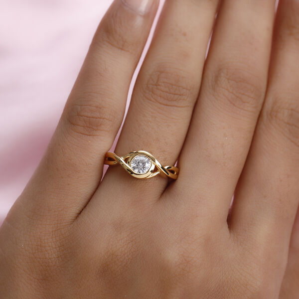 LUSTRO STELLA Zirkonia Ring - 0,87 ct. image number 3