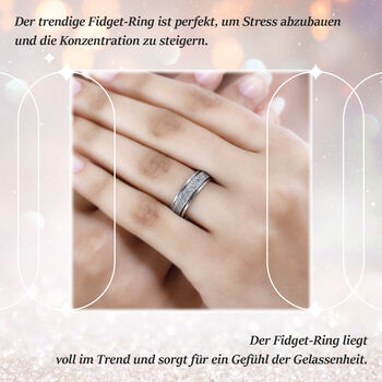 Luxus Diamant Anti-Stress Spinning Ring - 1 ct.