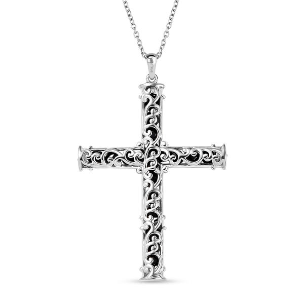 EverTrue AA schwarzer Spinell Anh&auml;nger mit 50cm Kette - 5,70 ct. image number 4