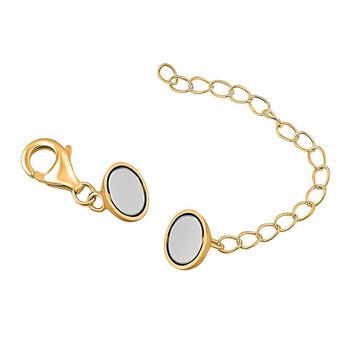 TOUCH und LOCK Magnetschlie&szlig;e mit Extender in vergoldetem Silber