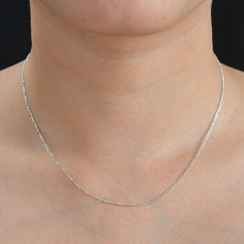 Figaro Kette in 925 Silber, 50 cm