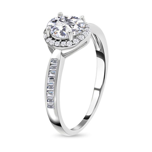 LUSTRO STELLA - Wei&szlig;er Zirkonia-Ring - 0,91 ct. image number 3