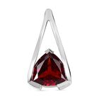 AA Mosambik Granat Anhänger 925 Silber ca. 1.96 ct