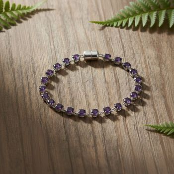 D'Joy AA afrikanisches Amethyst 19cm Armband - 9,53 ct.