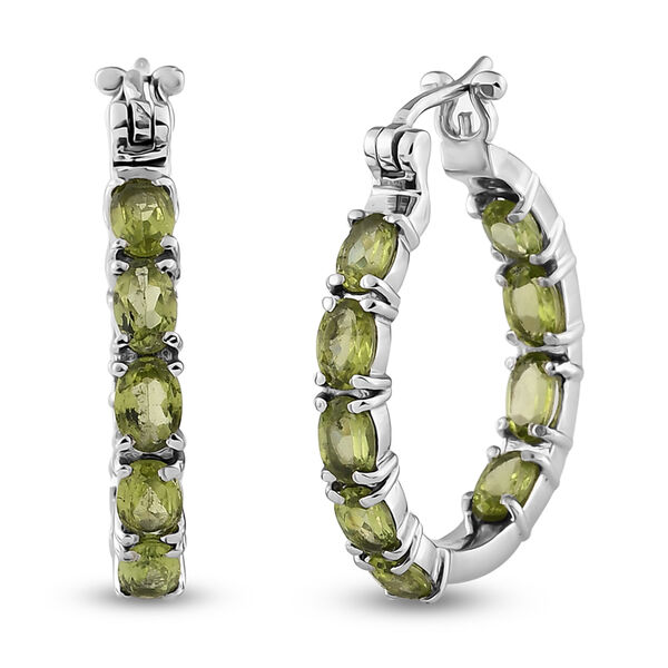 Peridot Inside-Out-Creolen