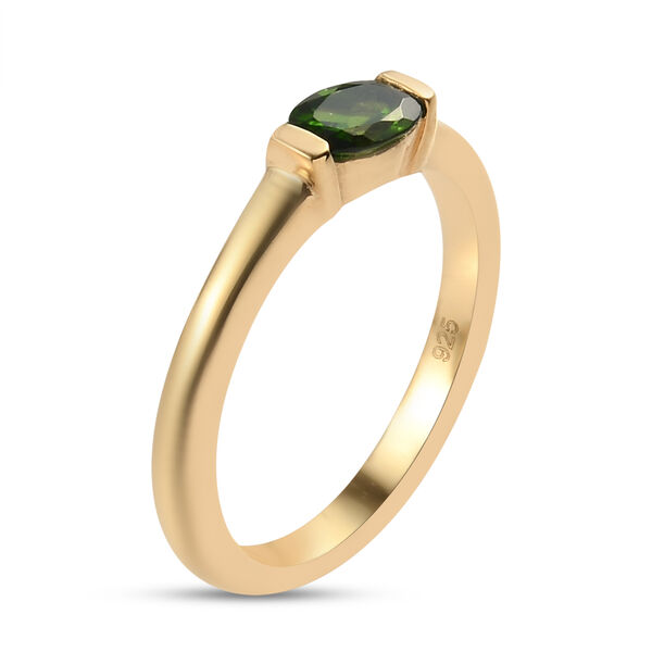 Natürlicher Chromdiopsid-Ring - 0,50 ct. image number 5