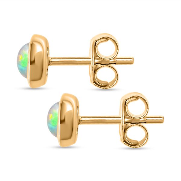 AA &auml;thiopisches Welo Opal-Schmuckset, 925 Silber mit Gelbgold Vermeil - 1,02 ct. image number 9