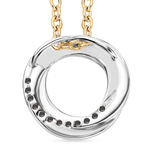 Moissanit 1,3cm Anh&auml;nger mit 50cm Kette - 0,17 ct. image number 5