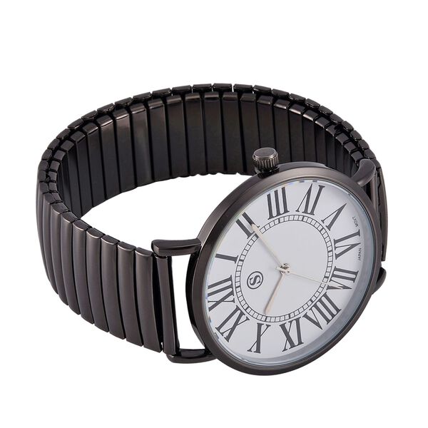 Reiner Edelstahl Std SchwarzUhren 17 cm ca. 50,00g image number 6