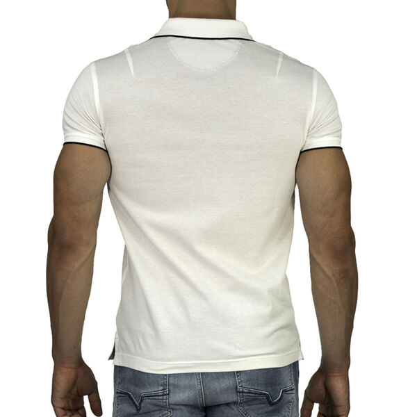 ROBERTO CAVALLI: Poloshirt aus 100% Baumwolle, Weiß  image number 2