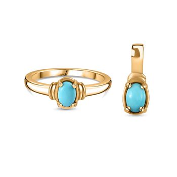 AA Sleeping Beauty T&uuml;rkis Schmuckset- 0,70 ct.