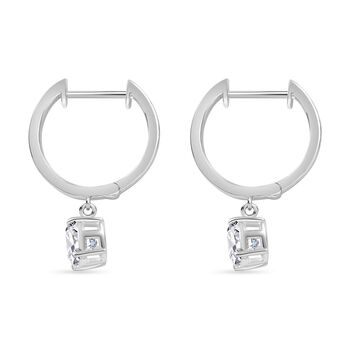 J Francis gefertigt mit SWAROVSKI- Zirkonia Ohrringe