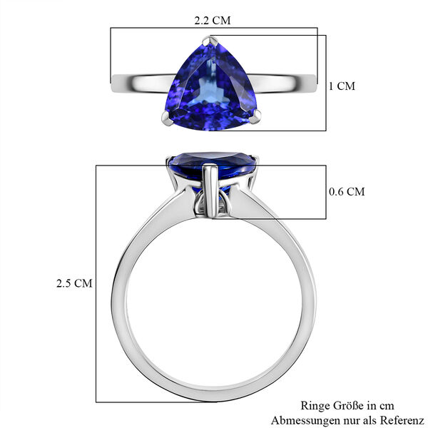 RHAPSODY AAAA Tansanit Ring in 950 Platin - 2,28 ct. image number 7