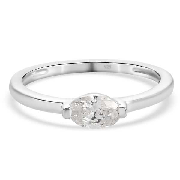 LUSTRO STELLA - feinster Zirkonia-Ring, 925 Silber