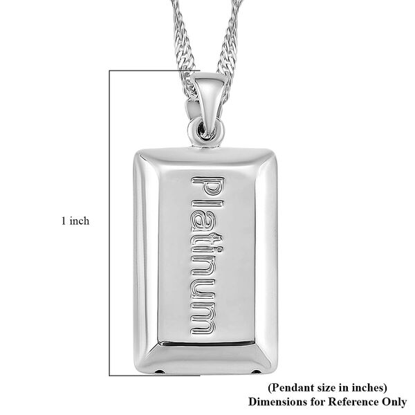 Anh&auml;nger mit 45cm Kette in 950 Platin image number 5