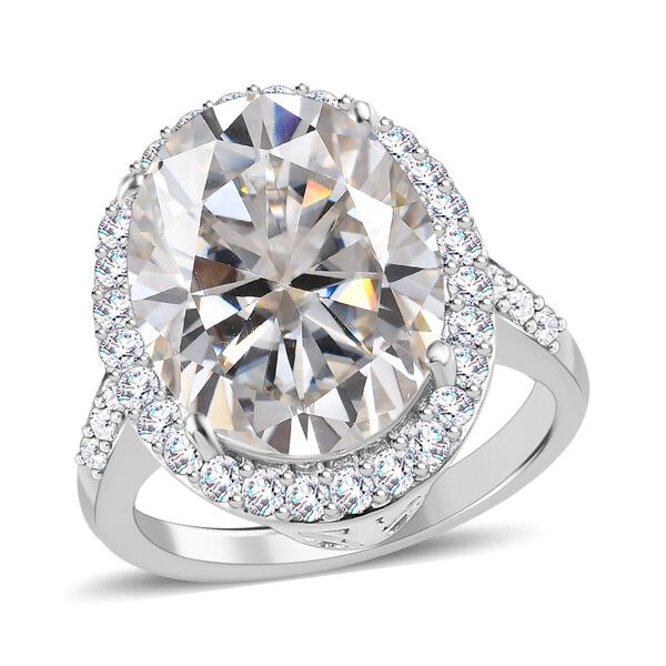 Moissanit Ring, ca. 10.48 ct image number 4