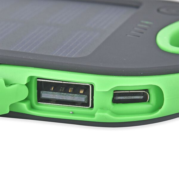 Solarbetriebene Powerbank mit USB Anschluss, Gr&uuml;n image number 10