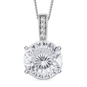 D'Joy Moissanit Schmuckset ca. 45 cm 925 Silber rhodiniert ca. 6,01 ct.